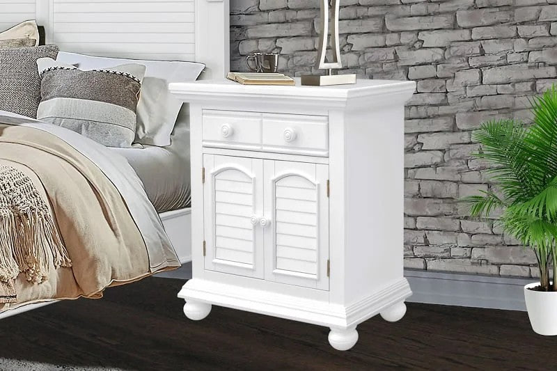 Cape Cod 2-Door Nightstand with USB