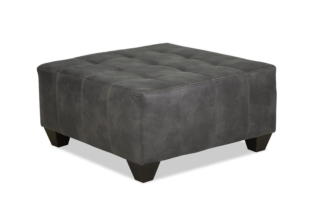 Crow Pewter Cocktail Ottoman