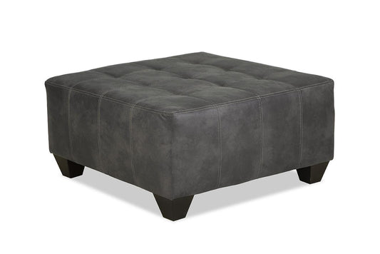Crow Pewter Cocktail Ottoman