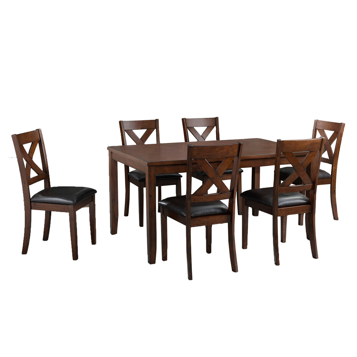 Daytona 7-Piece Espresso Dining Set