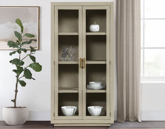 Garland Curio - Greige Finish