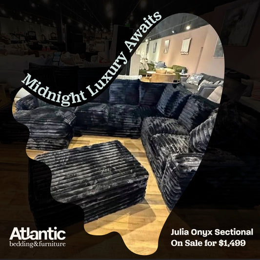 Julia Onyx 2-Piece Sectional