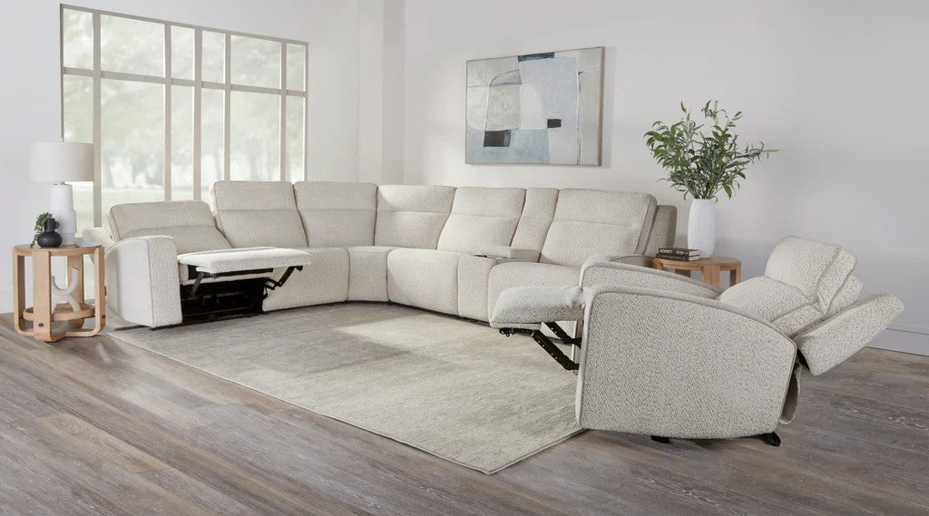 Lancaster 6-Piece Zero Gravity Modular Power Reclining Sectional