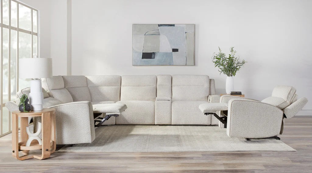 Lancaster 6-Piece Zero Gravity Modular Power Reclining Sectional