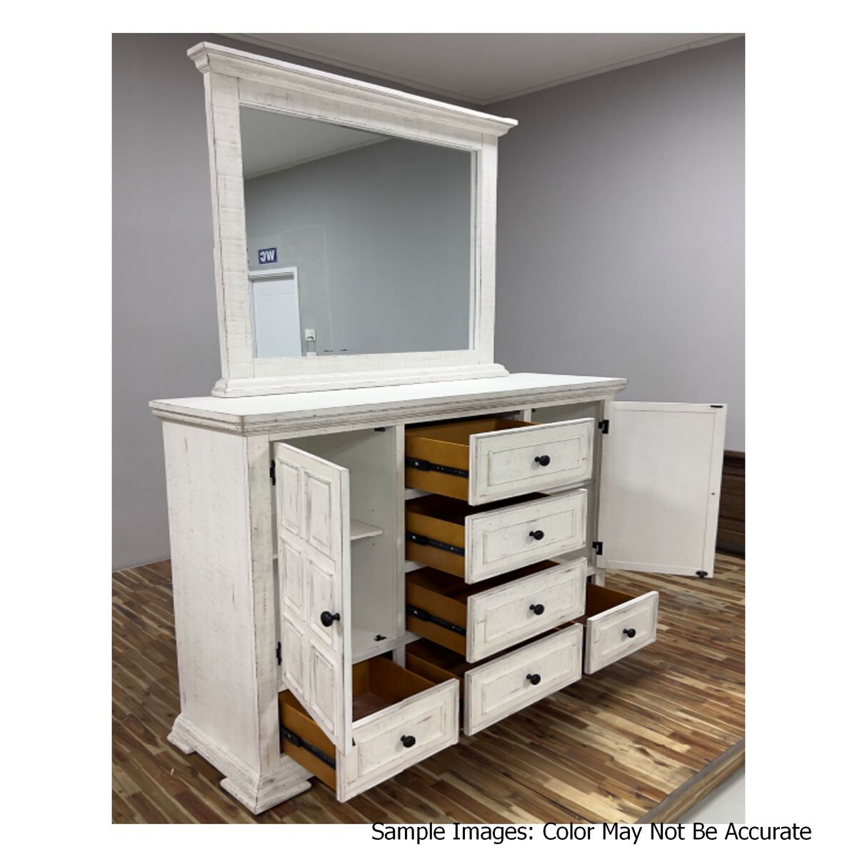 Heather 6-Drawer Dresser & Mirror