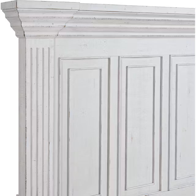 Cama King con paneles Heather