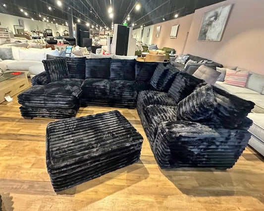 Julia Onyx 2-Piece Sectional