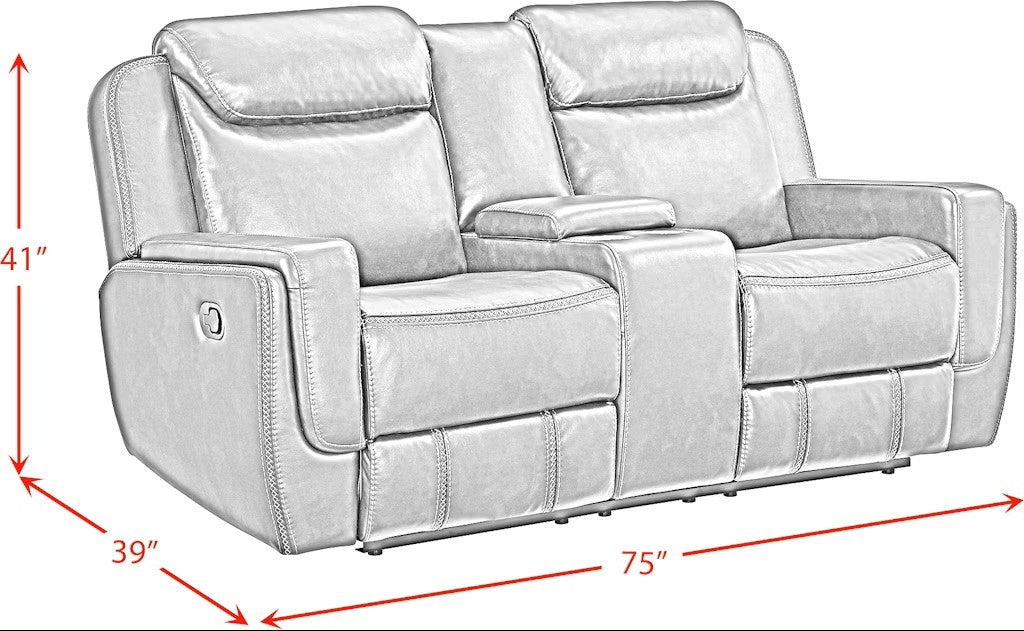 Panther Motion Console Loveseat