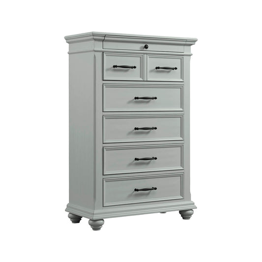 Slater Grey 6-Drawer Chest