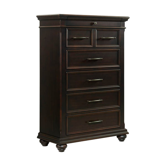 Slater Black 6-Drawer Chest