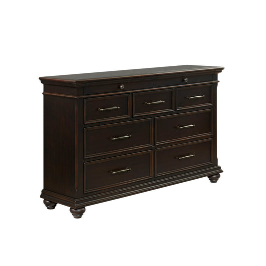 Slater Black 9-Drawer Dresser